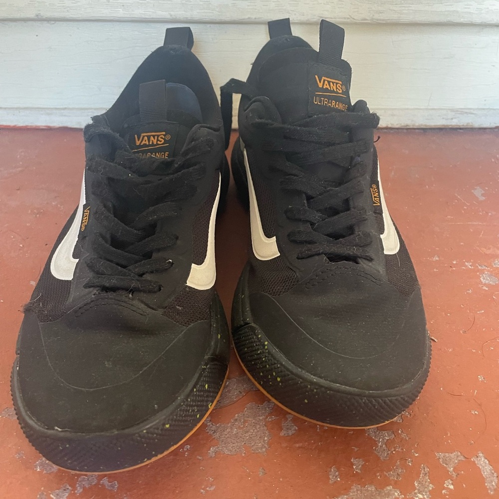 Vans Black and White UltraRange Sneakers